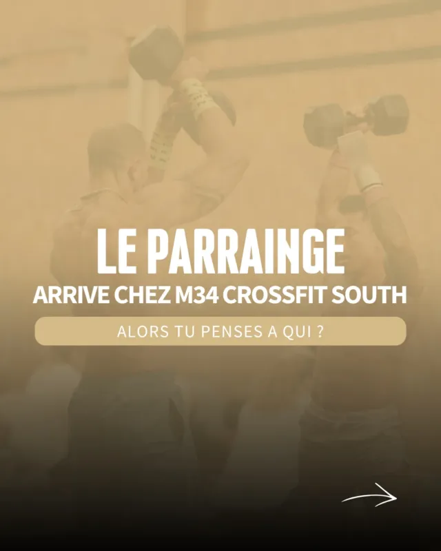 Tu connais quelqu’un qui parle de se remettre au sport depuis des mois ?
Quelqu’un qui veut tester le CrossFit mais n’ose pas franchir la porte ?
Ou simplement quelqu’un avec qui tu aimerais partager tes WOD ?C’est le moment de l’embarquer avec toi.Pour tout nouveau parrainage :
1 mois offert pour toi 🎁
L’offre est valable sur n’importe quel abonnement avec engagement d’un an (hors offre promotionnelle). Alors, pense à ton +1 et parle-lui de M34 CrossFit South 💪